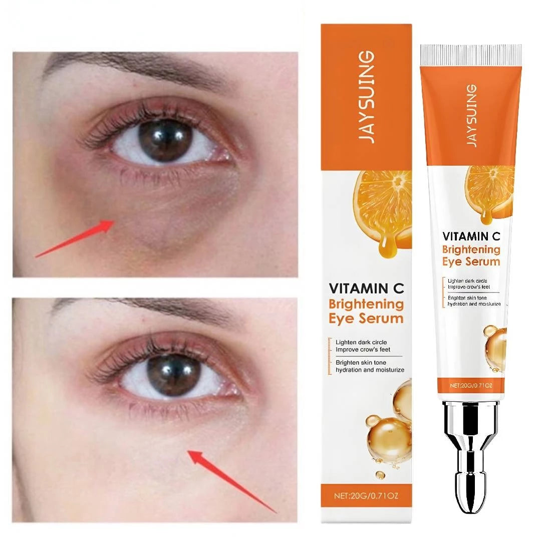 Novo Creme para Olhos com Vitamina C: remove olheiras, ilumina, tem ácido hialurônico, reduz linhas finas e bolsas.