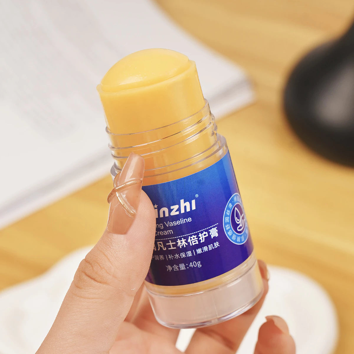 Creme Azul Para Mãos E Pés 40g-Saltos Secos Rachados , Tratamento Anti-Chapping , 1 Tubo
